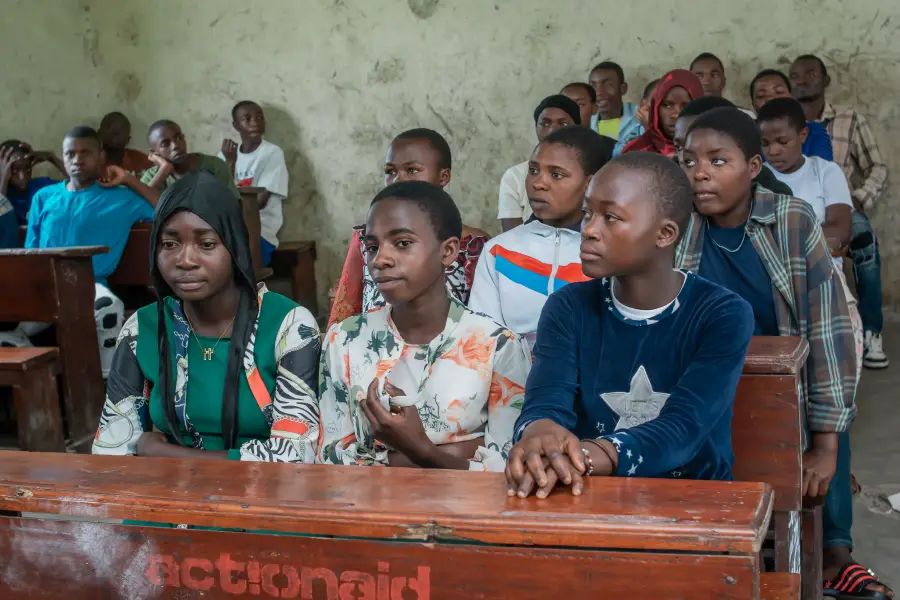 Jeunes lors d'un événement